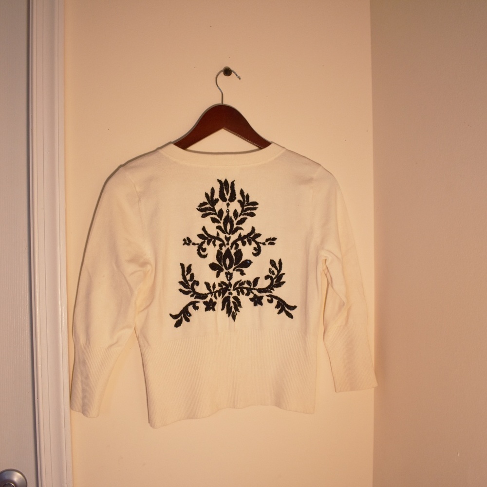 WHBM Embroidered Cardigan - Picture 5 of 6